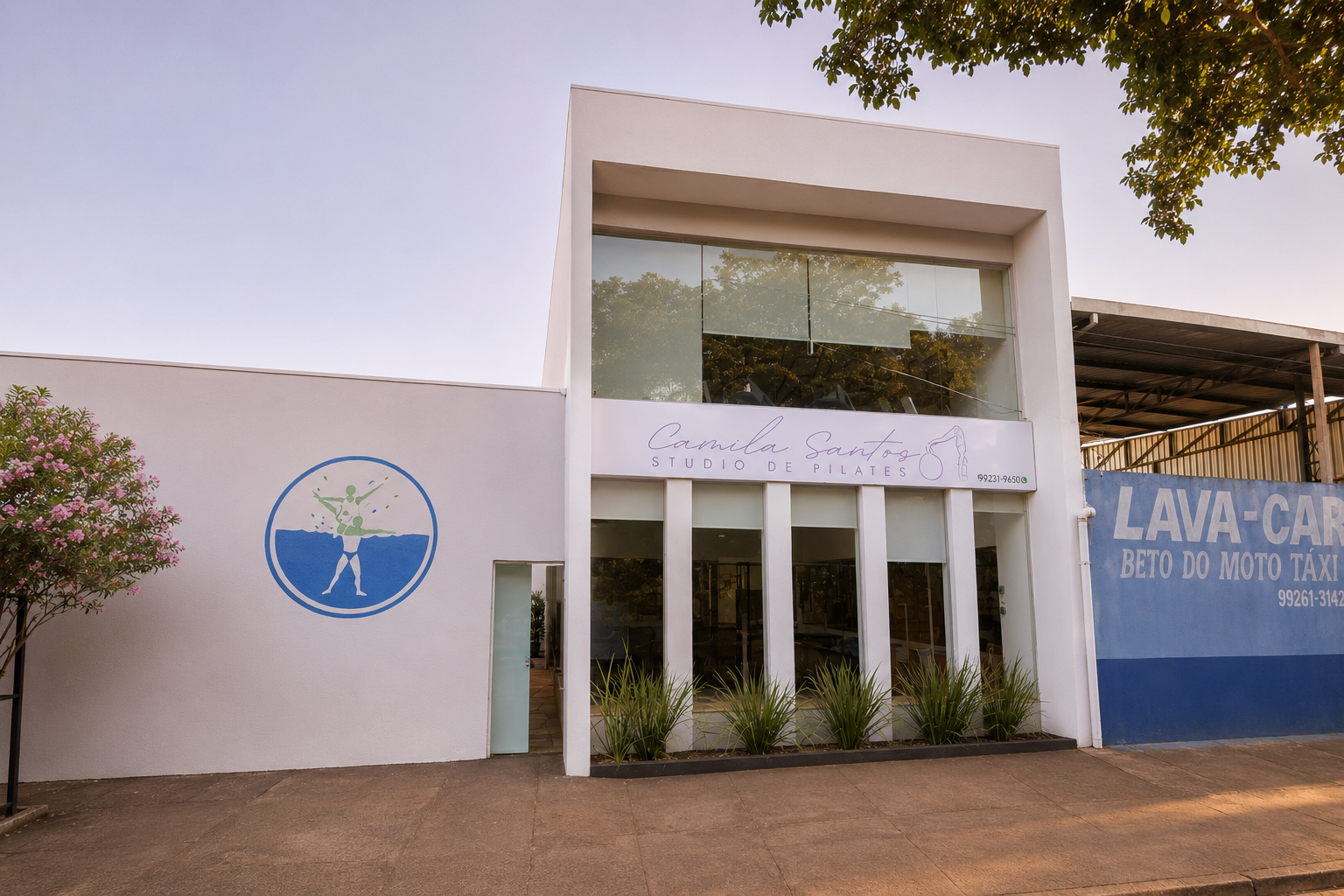 Fachada do Camila Santos Studio de Pilates em Santa Helena de Goiás